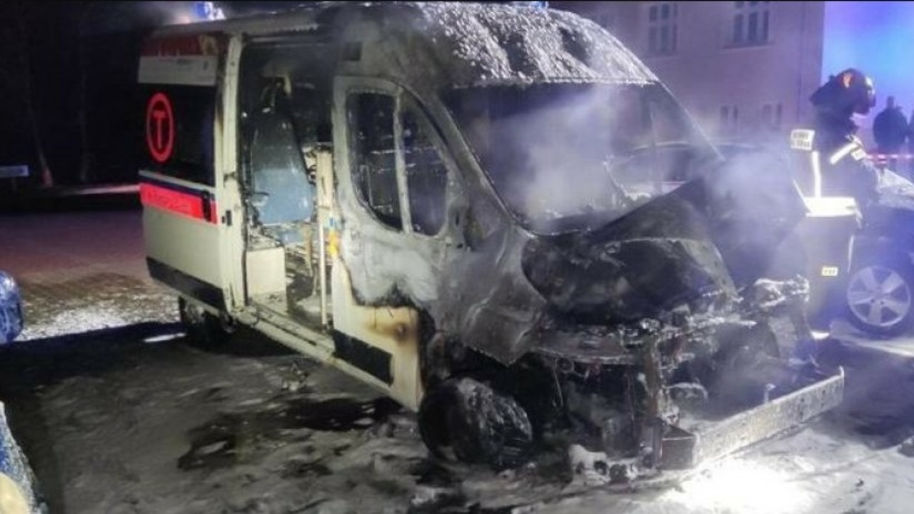В Польше подожгли машины скорой помощи, которую собирались отправить на Украину